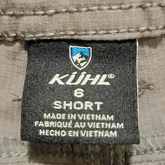 Kuhl Hiking Climbing Grey Cargo Outdoor Pants Size 6 Short - Picture 2 of 12
